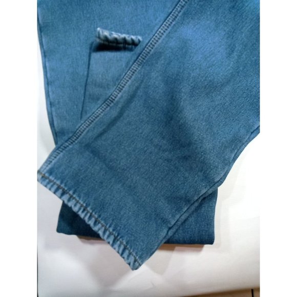 Jeans Old Mill Blue Lined Size Fleece Men's Denim Fit Men's Straight Pants 38/36 - Picture 6 of 10